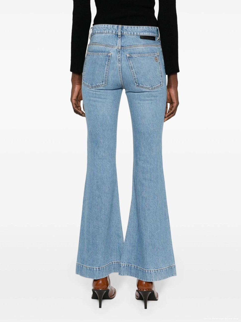 Cheap jeans McCartney flared Falabella chain Women Stella 0407